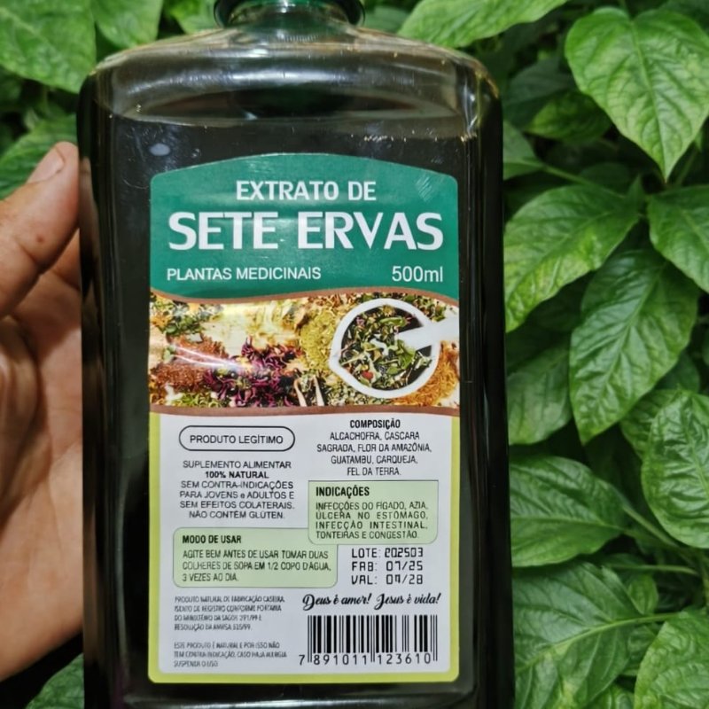 Sete ervas 500ml