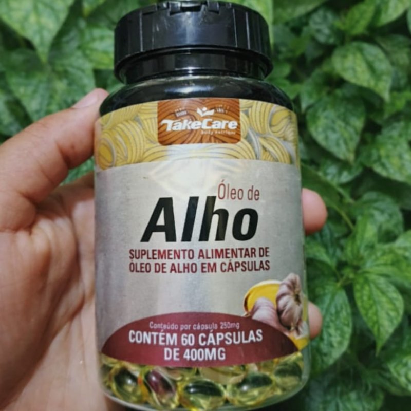 Óleo de alho 60 cápsulas