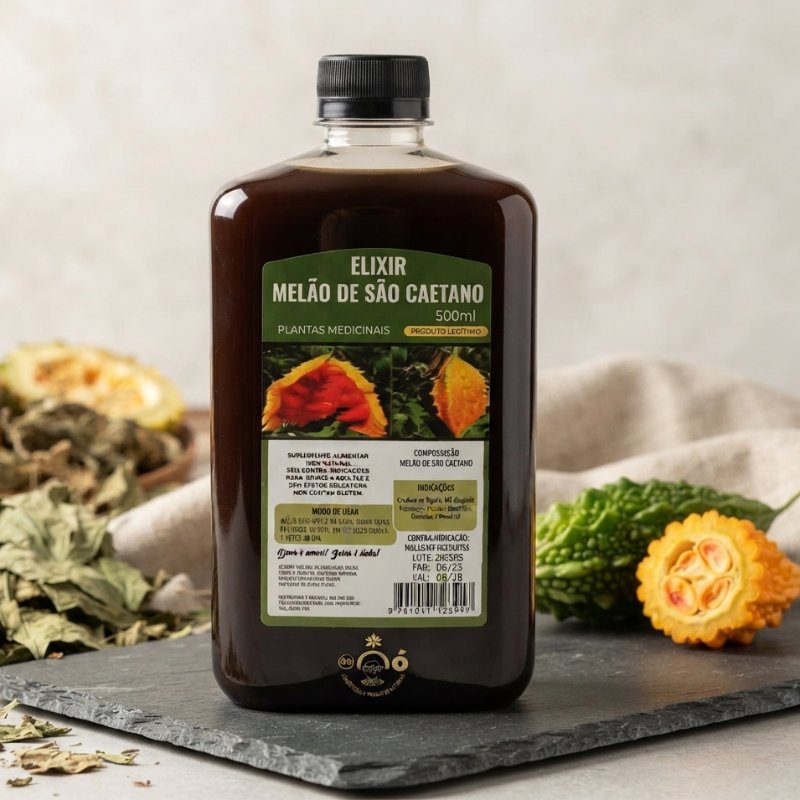 Elixir de Melão de São Caetano 500ml – Plantas Medicinais