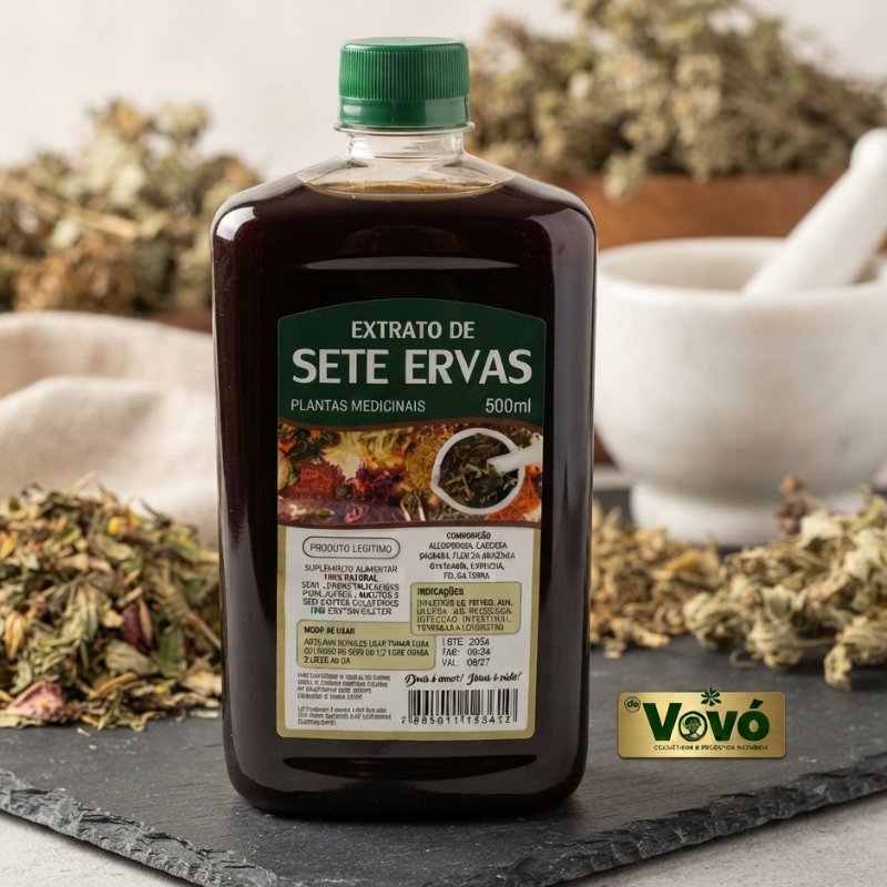 Extrato de Sete Ervas 500ml – Plantas Medicinais