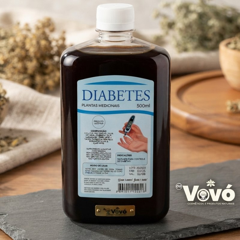 Composto Diabetes 500ml – Plantas Medicinais
