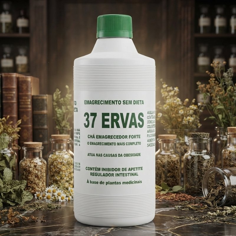Chá 37 Ervas Emagrecedor Forte – Plantas Medicinais