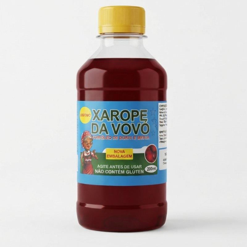 Xarope da Vovó com Óleo de Buriti e Menta 200ml – Plantas Medicinais
